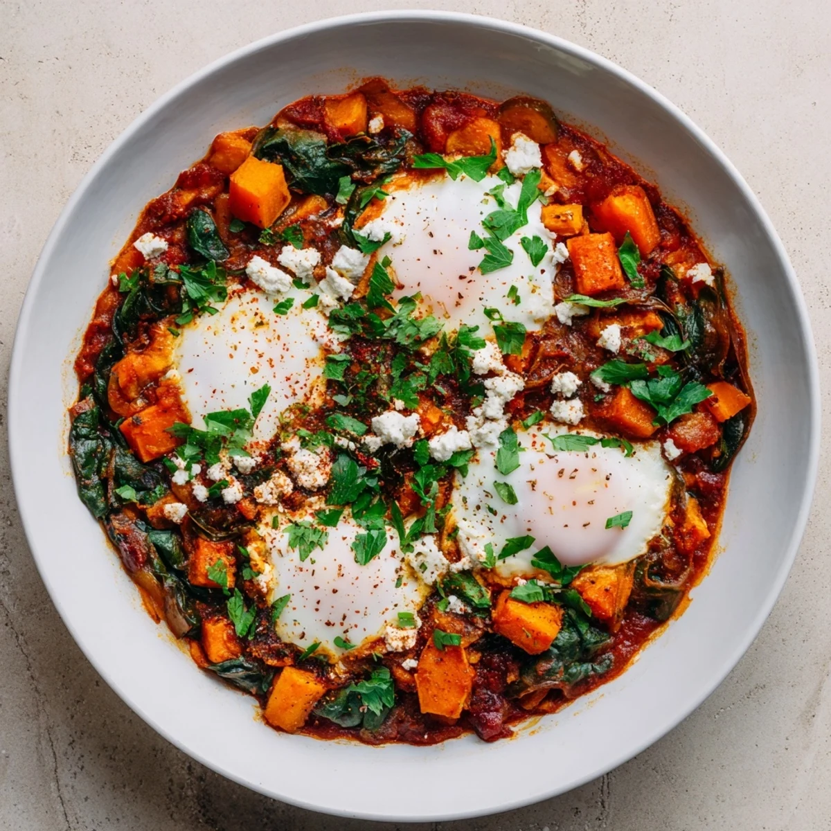 Winter Veggie Shakshuka Genuss