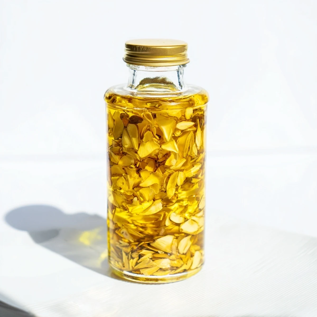 Knoblauch Öl einfach zubereiten