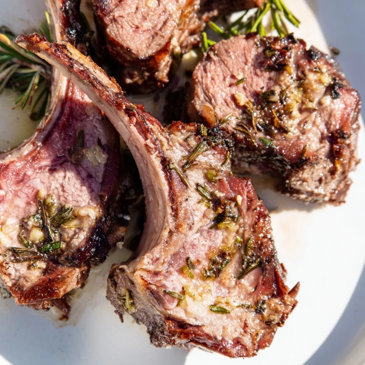 Lammkoteletts mit Rosmarin