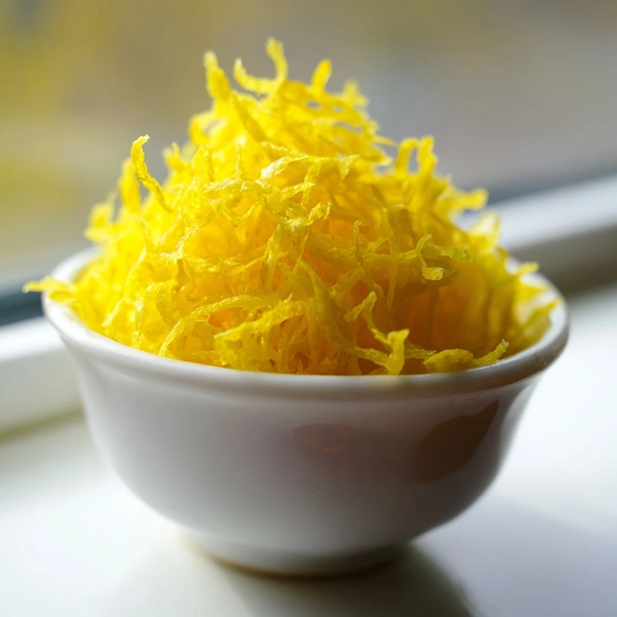 Zitrone Schale Zeste frisch