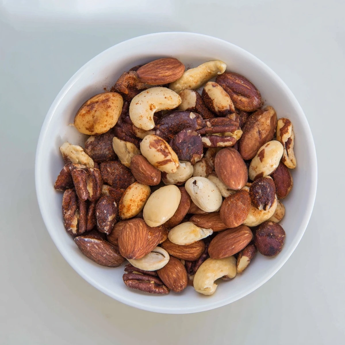 Gewürzte knusprige Nüsse snack