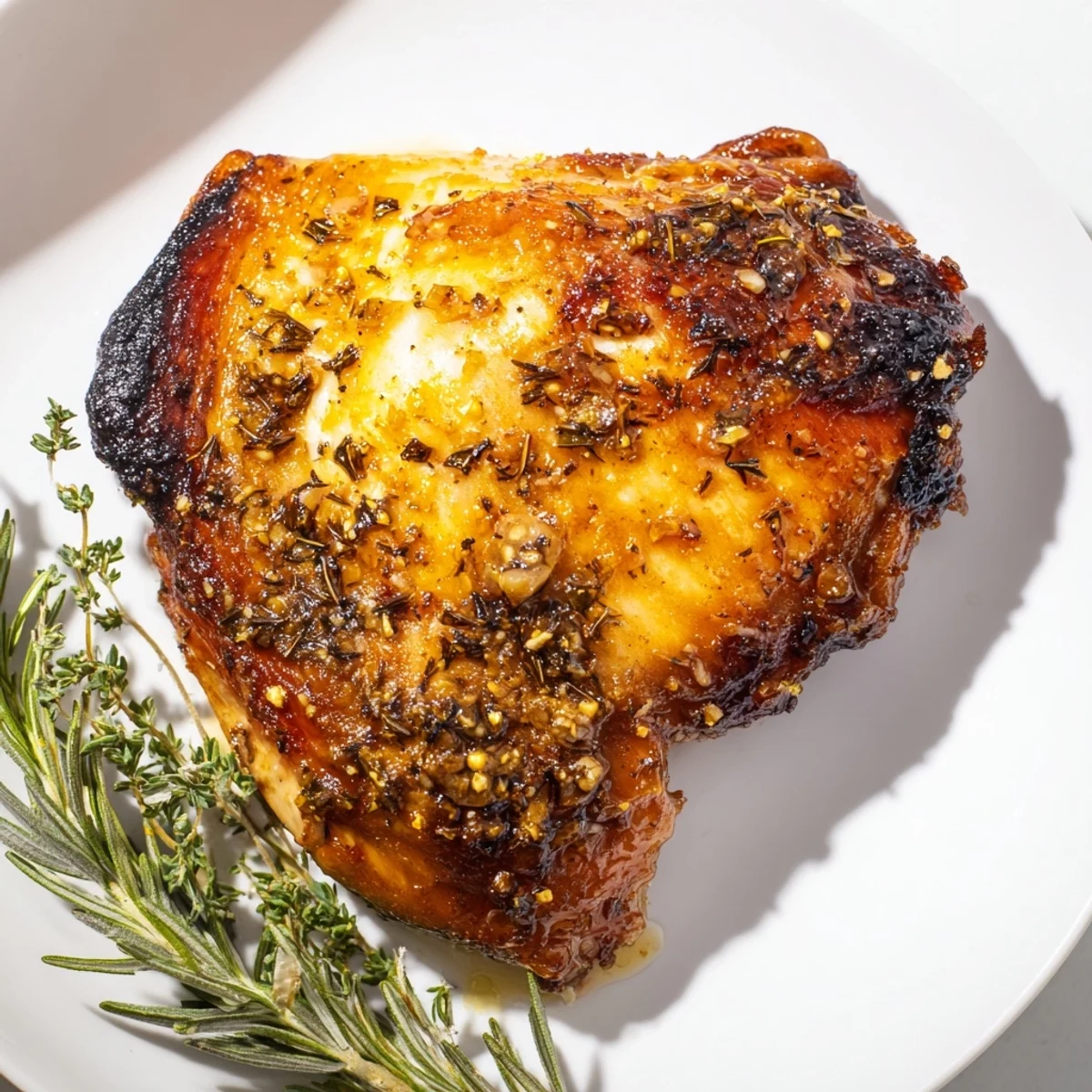 Gegrilltes Huhn mit Kräutern