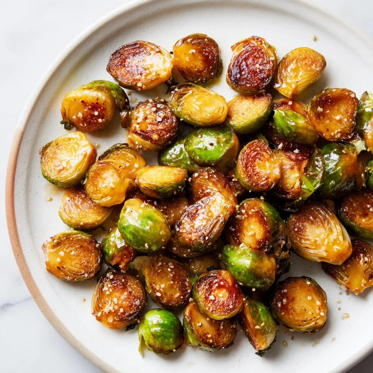 Geroestete Rosenkohl Honig