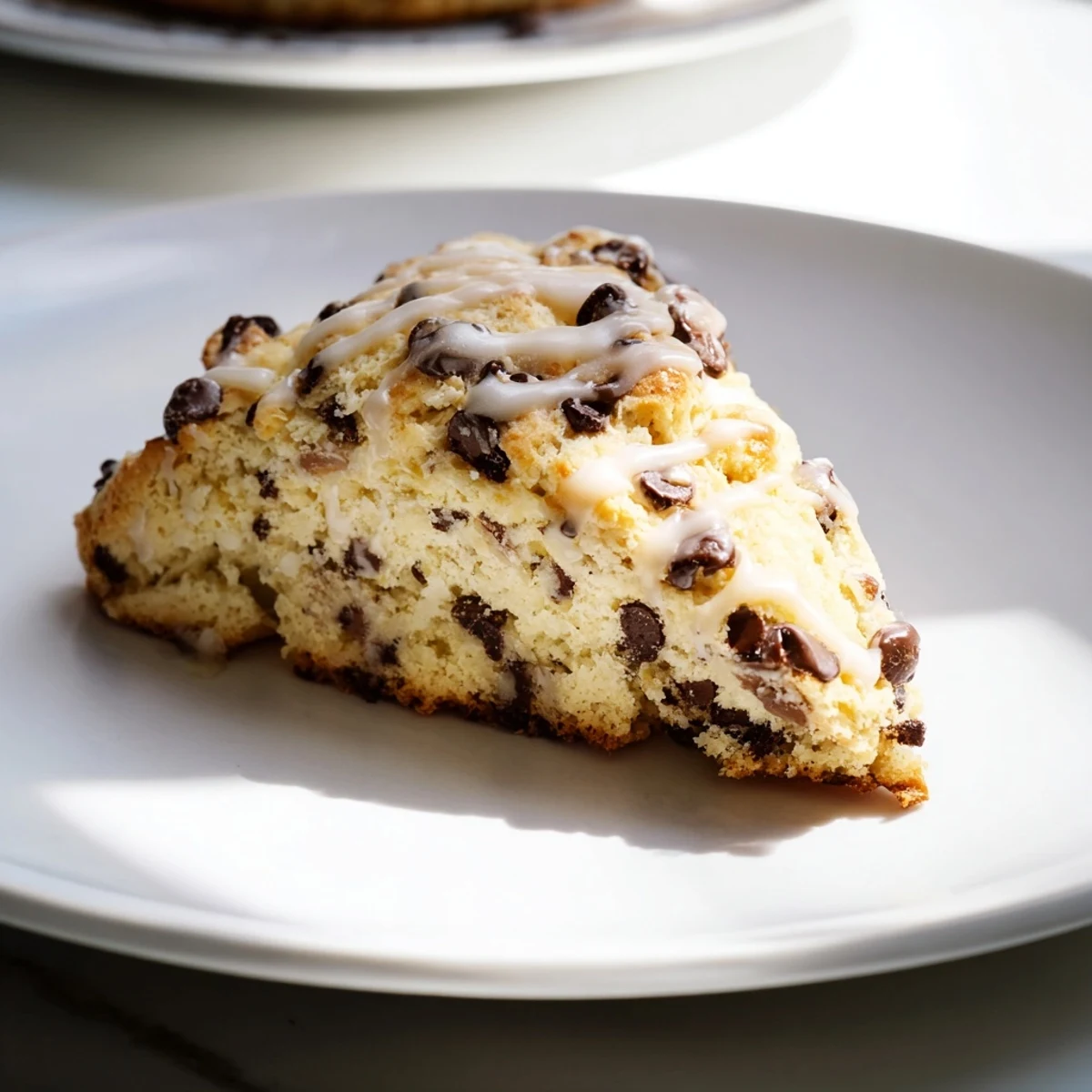 Zarte Schoko Scones mit Glasur