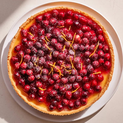 Cranberry Tarte mit Kurzbutter