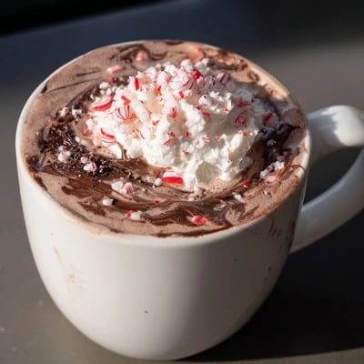 Peppermint Schnapps-Free Hot Chocolate