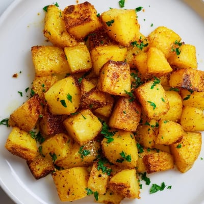 Knusprige geröstete Kartoffeln